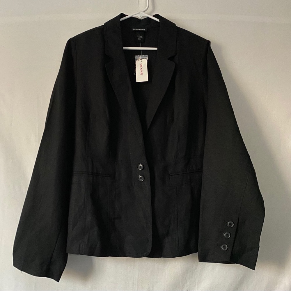 NWT Lane Bryant black women blazer size 22